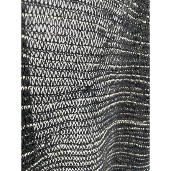 Eileen Fisher 85% Wool 15% Linen Italian Yarn Open Cardigan Lagenlook Sz L Flaws - Picture 15 of 16